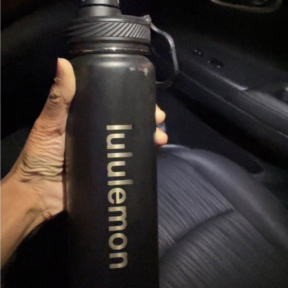 lululemon athletica Black Water Bottle